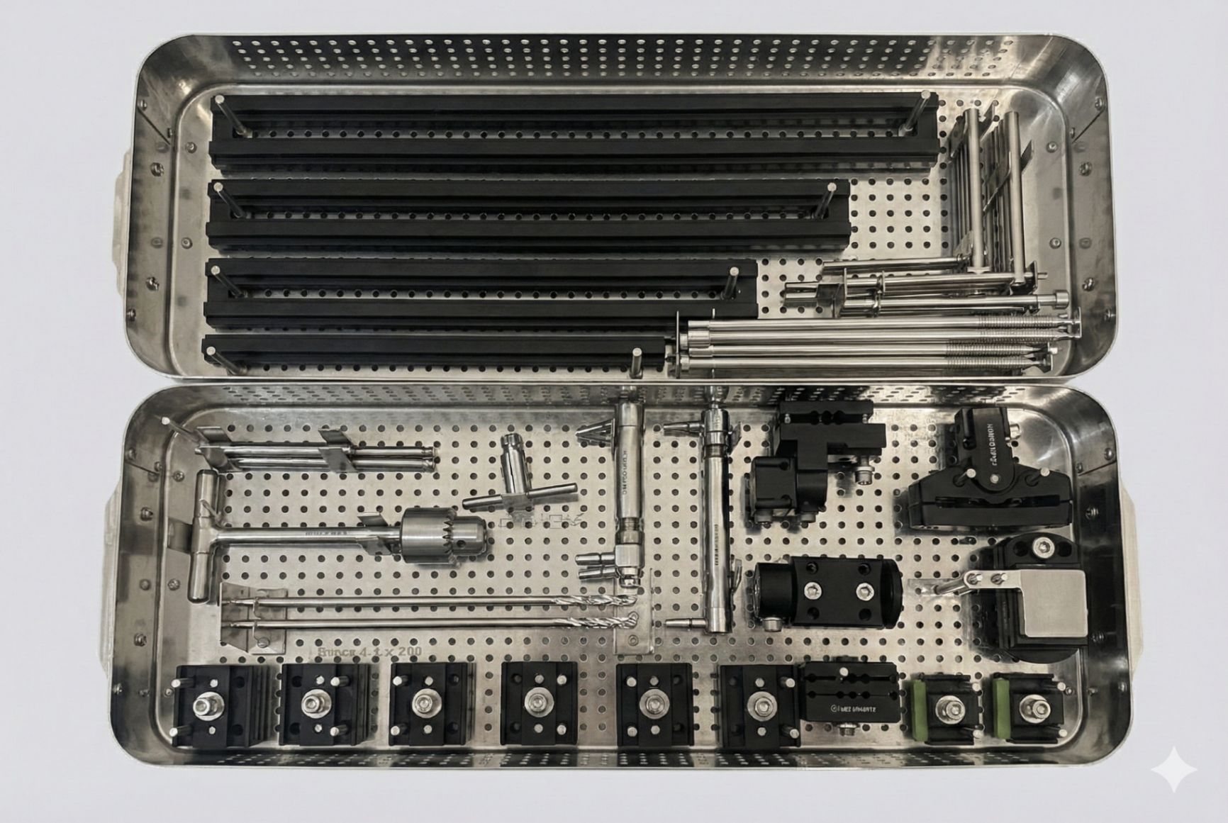 Vista superior do kit LRS Modular